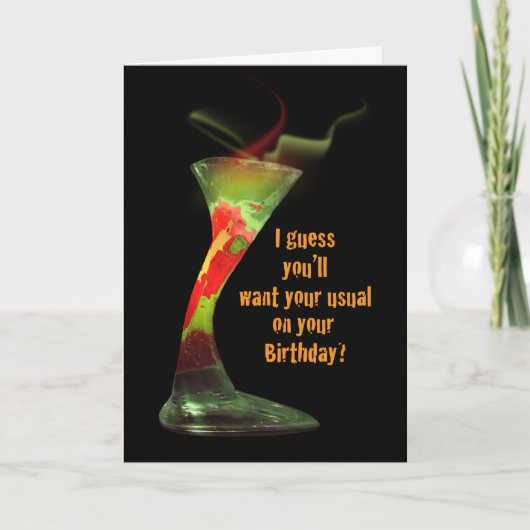 Funny Halloween Karte (Vorderseite)