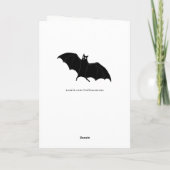 Funny Halloween Karte (Rückseite)