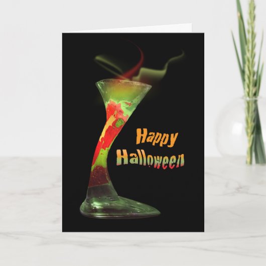 Funny Halloween Karte (Vorderseite)