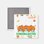 Funny Halloween Kindergarten Lehrer Unterrichten N Magnet (Vorderseite/Rückseite)