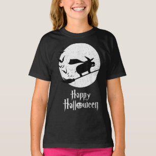 Funny Halloween Kostüm Hexe Hippo Lover Geschenk T-Shirt