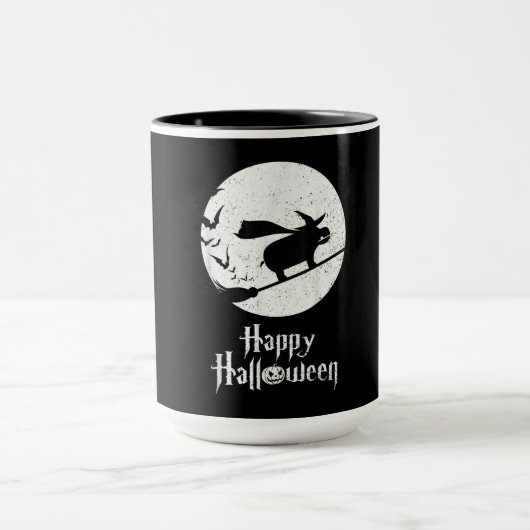 Funny Halloween Kostüm Hexe Hippo Lover Geschenk Tasse (Zentrum)