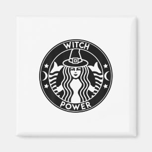 Funny Halloween Kostüm Hexenkraut Power Fall Gesch Magnet
