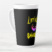 Funny Halloween Latte Tasse (Linke Ecke)