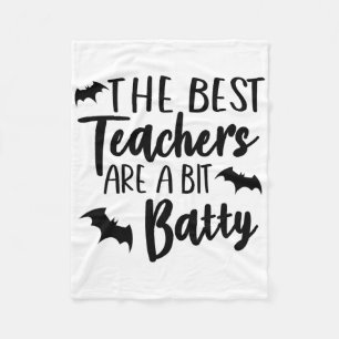Funny Halloween Lehrer Die besten Lehrer sind ein Fleecedecke