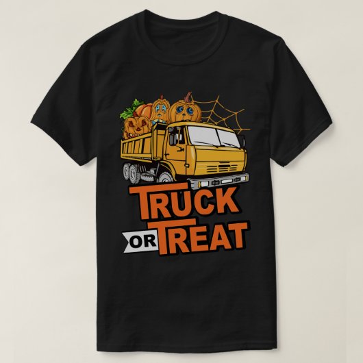 Funny Halloween LKW oder Leckerei Pumpkins Kleinki T-Shirt (Design vorne)