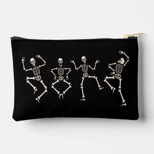 Funny Halloween Lover Dance with the Skeleton Zubehörtasche (Rückseite)