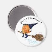 Funny Halloween Magtnet Hexenkürbis Flying Magnet (Vorderseite/Rückseite)