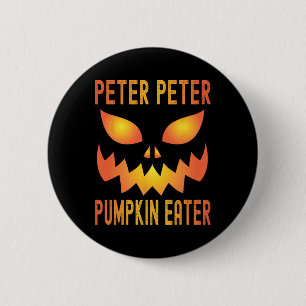 Funny Halloween Matching Costume Peter Pumpkin Eat Button
