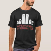 Funny Halloween Math Paranormal Distribution Ghost T-Shirt (Vorderseite)