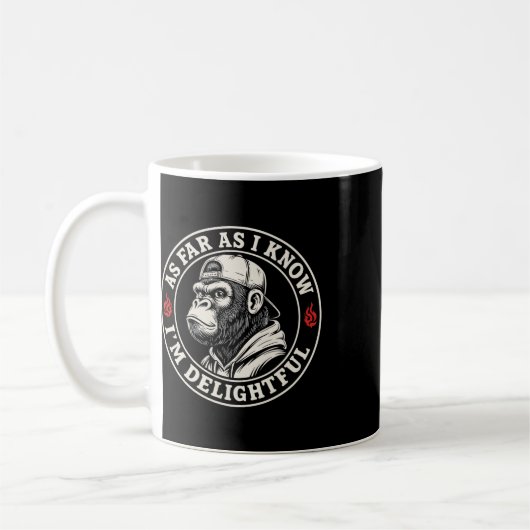 Funny Halloween Monkey Kaffeetasse (Links)