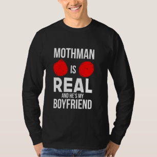 Funny Halloween Mothman ist real, er ist mein Freu T-Shirt