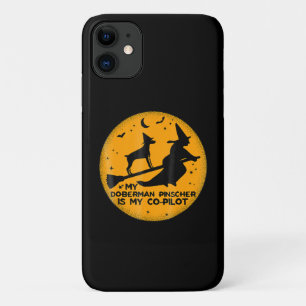 Funny Halloween My Doberman Pinscher Ís Co-Pilot Case-Mate iPhone Hülle