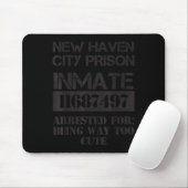 Funny Halloween New Haven City Prisoner Costume  Mousepad (Mit Mouse)