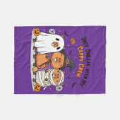Funny Halloween Niedlich Capybara "Cappy Crew" Car Fleecedecke (Vorderseite (Horizontal))