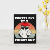 Funny Halloween Niedlich Ghost Spooky Funny Hallow Karte (Gelbe Blume)