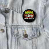Funny Halloween Nothing Scares Me Mama 4 Kids Button (Beispiel)