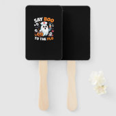 Funny Halloween Nurse Ghost T-Shirt � �Say Boo to Fächer (Vorne und Hinten)