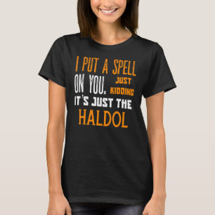 Funny Halloween Nurse RN Medical Haldol Zaubermeda T-Shirt