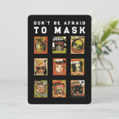 Funny Halloween Party Einladung (Stehend Vorderseite)