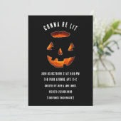 Funny Halloween Party Einladungen (Stehend Vorderseite)