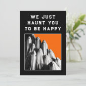 Funny Halloween Party Einladungen (Stehend Vorderseite)