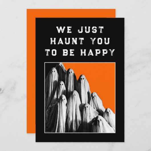 Funny Halloween Party Einladungen (Vorne/Hinten)