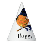 Funny Halloween Party Hat Hexenkürbis Flying Partyhütchen (Links)