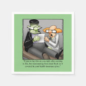 Funny Halloween Party Napkins Serviette (Vorderseite)