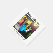 Funny Halloween Party Napkins Serviette (Ecke)