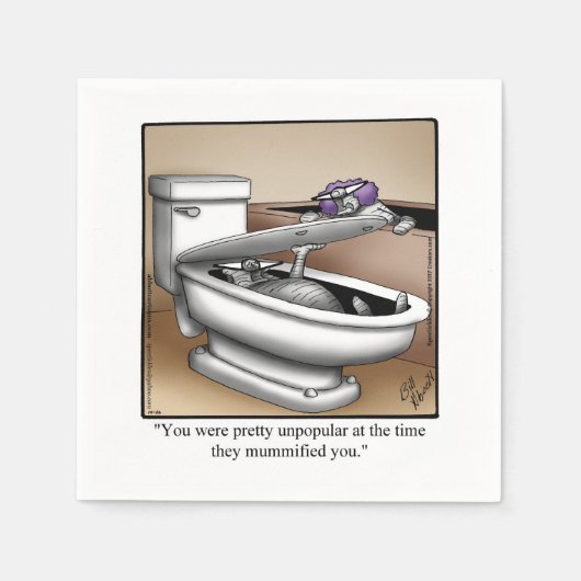 Funny Halloween Party Napkins Serviette (Vorderseite)