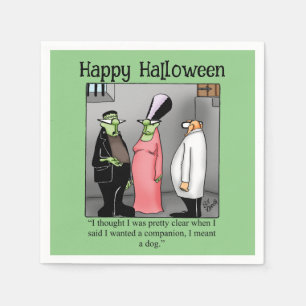 Funny Halloween Party Napkins Serviette