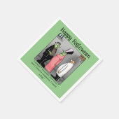 Funny Halloween Party Napkins Serviette (Ecke)