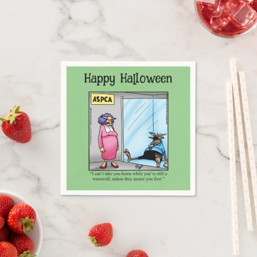 Funny Halloween Party Napkins Serviette (Beispiel)