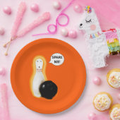 Funny Halloween Party Pappteller (Party)