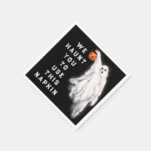 Funny Halloween Party Serviette (Ecke)