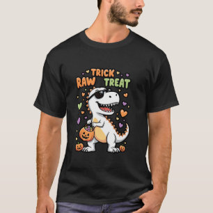 Funny Halloween Party Trick Rawr Leckerei T-Shirt