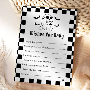 Funny Halloween Party wünscht sich Baby Game Card Einladung