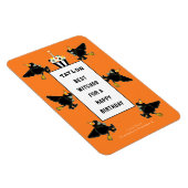 Funny Halloween Personalisierte Karte Magnet (Rechte Seite)