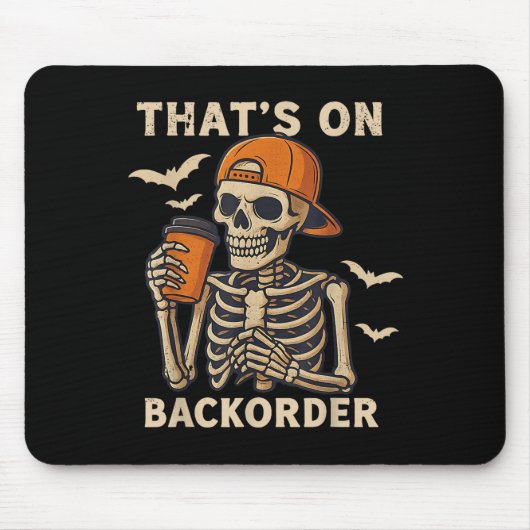Funny Halloween Pharmacy Tech Skeleton Das ist zur Mousepad (Vorne)
