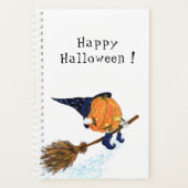 Funny Halloween Planner Hexenkürbis Planer (Vorderseite)