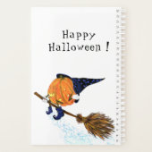 Funny Halloween Planner Hexenkürbis Planer (Rückseite)