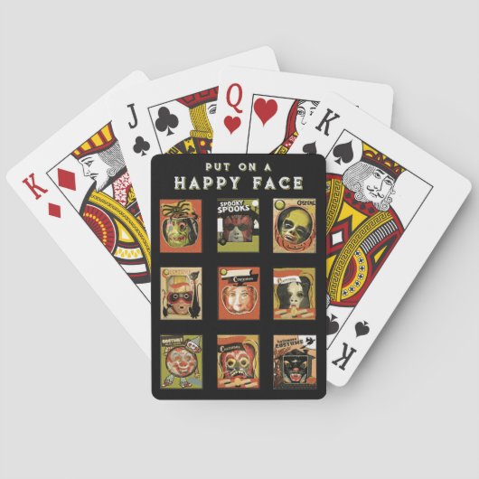Funny Halloween Poker Cards Spielkarten (Rückseite)