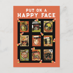Funny Halloween Postcard Postkarte