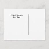 Funny Halloween Postkarte (Rückseite)