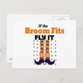 Funny Halloween Postkarte (Vorne/Hinten)