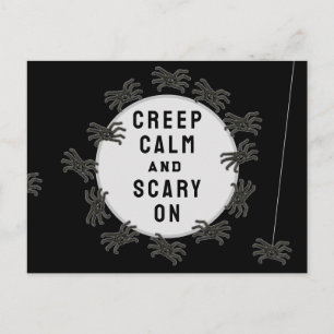 Funny Halloween Postkarte