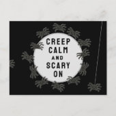 Funny Halloween Postkarte (Vorderseite)