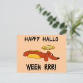 Funny Halloween Postkarte (Stehend Vorderseite)