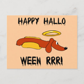 Funny Halloween Postkarte